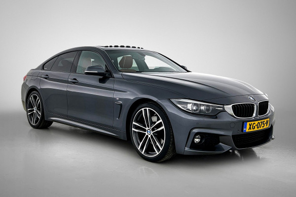 BMW 4 Serie Gran Coupé 430i High Executive M-sport(NL-auto, Dealer OnderH, Panorama, H&K, Navi, StoelV, Climate Con, Leder, Etc)