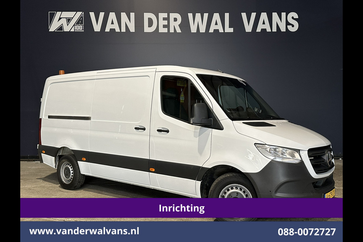 Mercedes-Benz Sprinter 316 CDI 164pk 3500kg Trekhaak L2H1 inrichting Euro6 Airco | Camera | Apple Carplay | Android Auto Cruiscontrol, Parkeersensoren