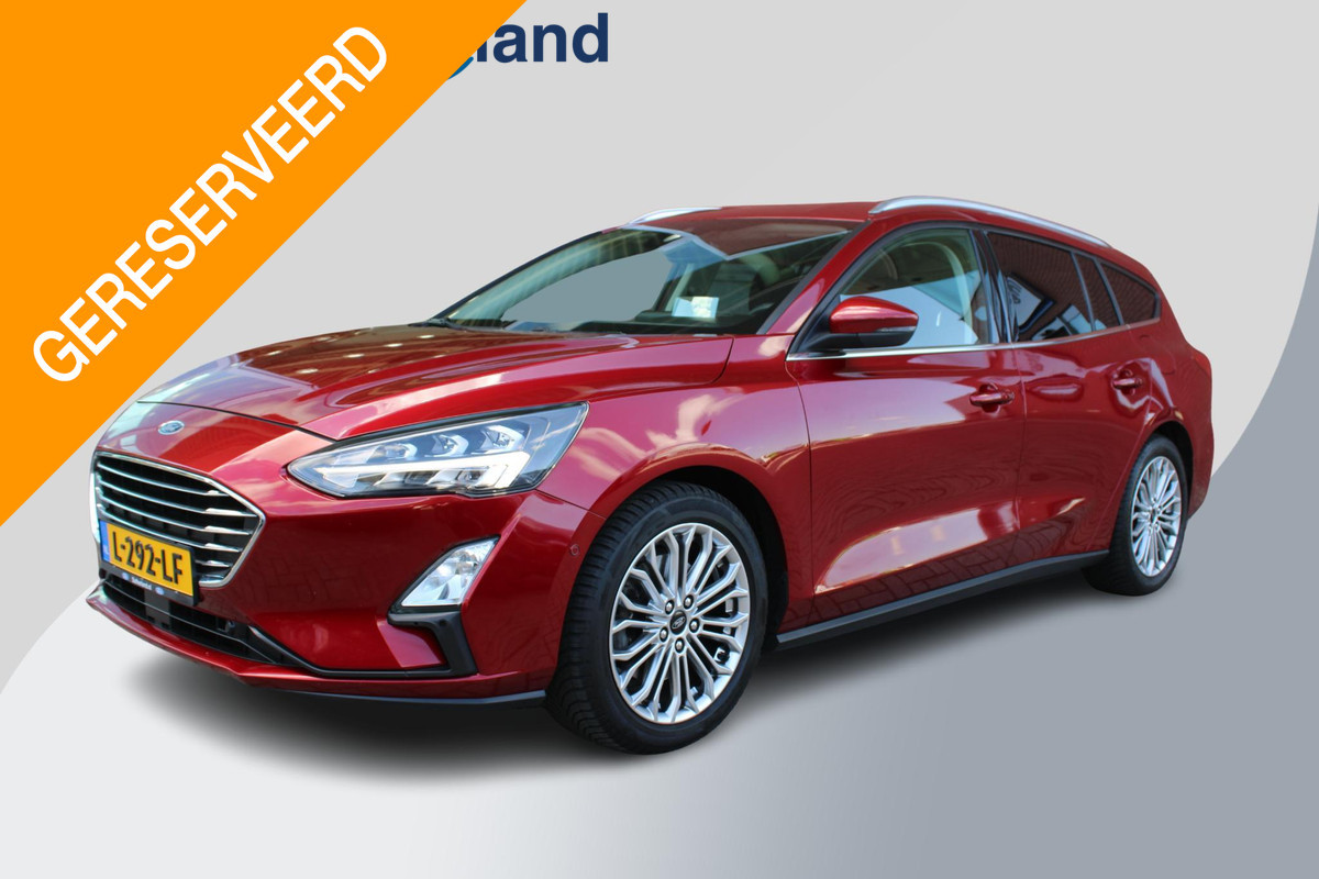 Ford FOCUS Wagon 1.0 EcoBoost 125 PK Titanium Business | Winterpack | 17 Inch Lichtmetalen Velgen | Privacy Glass | Electrische achterklep |Head Up | LED | Adaptieve Cruise Control | Camera | Navi | Climate Control