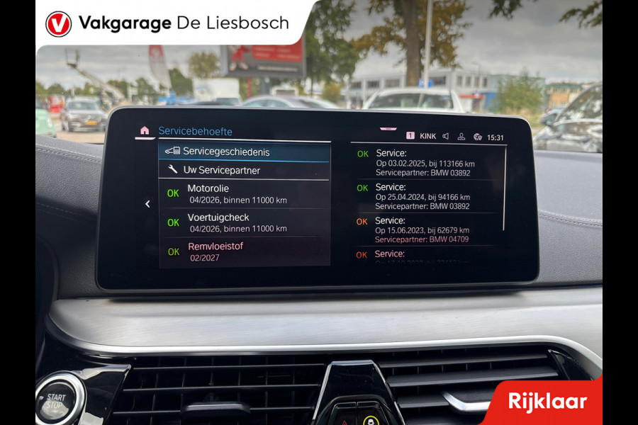 BMW 5 Serie Touring 530e xDrive High Executive/leer/pano/navi/trekhaak/apple carplay