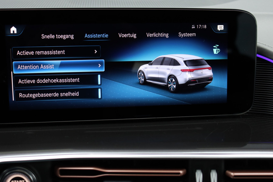 Mercedes-Benz EQC 400 4MATIC AMG Line 80 kWh | Schuifdak | Distronic+ | HUD | Memory | Camera | Keyless Go | Rijassistentiepakket | Advanced Sound System | Zonnerollo's |