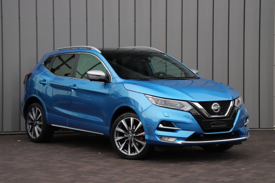 Nissan QASHQAI 1.3 DIG-T Tekna+ Aut7 | 160PK | Keyles-go | Memory | Panoramadak | Bose | ACC | Stoelverwarming | Leder | Led | Apple-carplay |
