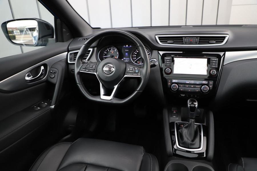 Nissan QASHQAI 1.3 DIG-T Tekna+ Aut7 | 160PK | Keyles-go | Memory | Panoramadak | Bose | ACC | Stoelverwarming | Leder | Led | Apple-carplay |