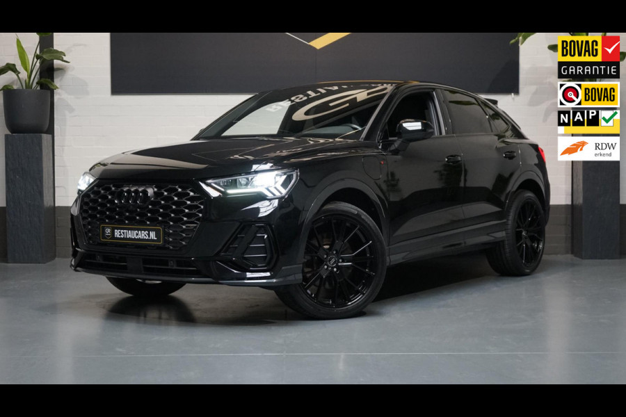 Audi Q3 Sportback 45 TFSI e 3x s-Line BLACK OPTIK AUTOMAAT-360 CAMERA-ACC-AUDI SOUND-KEYLESS-MATRIX-NAVIGATIE-VIRTUEEL