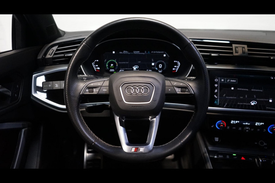 Audi Q3 Sportback 45 TFSI e 3x s-Line BLACK OPTIK AUTOMAAT-360 CAMERA-ACC-AUDI SOUND-KEYLESS-MATRIX-NAVIGATIE-VIRTUEEL