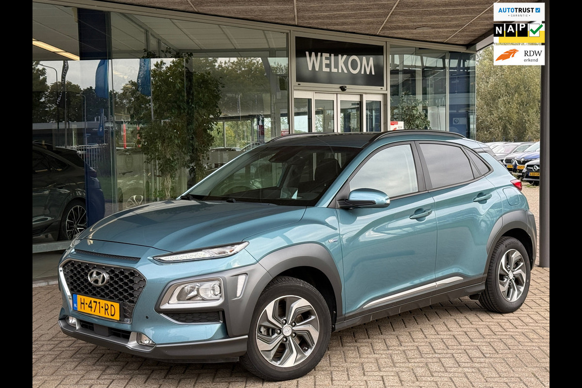 Hyundai Kona 1.6 GDI HEV Fashion Navi|Trekhaak|Camera|Dealer Onderhouden