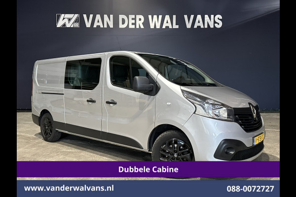 Renault Trafic 1.6 dCi 126pk L2H1 Dubbele cabine Euro6 Airco | 6-Zits | Navigatie | Camera LM velgen, Cruisecontrol, Trekhaak, Parkeersensoren