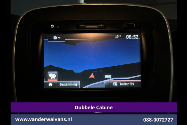 Renault Trafic 1.6 dCi 126pk L2H1 Dubbele cabine Euro6 Airco | 6-Zits | Navigatie | Camera LM velgen, Cruisecontrol, Trekhaak, Parkeersensoren