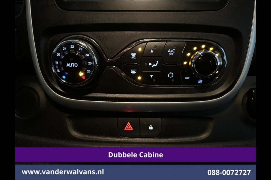 Renault Trafic 1.6 dCi 126pk L2H1 Dubbele cabine Euro6 Airco | 6-Zits | Navigatie | Camera LM velgen, Cruisecontrol, Trekhaak, Parkeersensoren