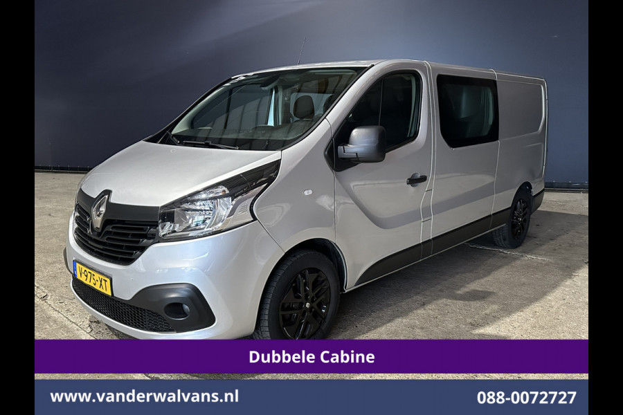 Renault Trafic 1.6 dCi 126pk L2H1 Dubbele cabine Euro6 Airco | 6-Zits | Navigatie | Camera LM velgen, Cruisecontrol, Trekhaak, Parkeersensoren