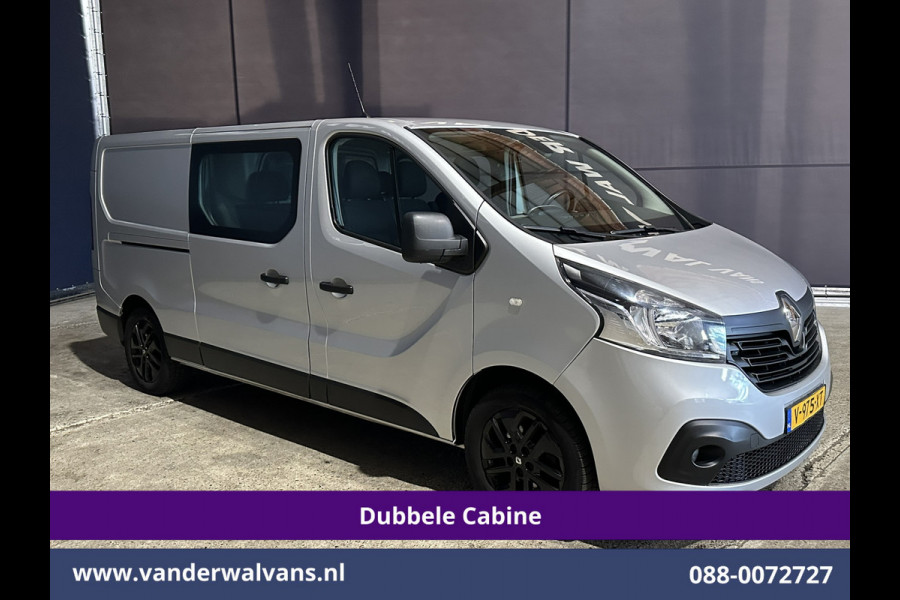 Renault Trafic 1.6 dCi 126pk L2H1 Dubbele cabine Euro6 Airco | 6-Zits | Navigatie | Camera LM velgen, Cruisecontrol, Trekhaak, Parkeersensoren