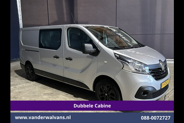 Renault Trafic 1.6 dCi 126pk L2H1 Dubbele cabine Euro6 Airco | 6-Zits | Navigatie | Camera LM velgen, Cruisecontrol, Trekhaak, Parkeersensoren