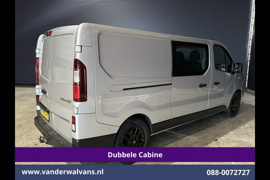 Renault Trafic 1.6 dCi 126pk L2H1 Dubbele cabine Euro6 Airco | 6-Zits | Navigatie | Camera LM velgen, Cruisecontrol, Trekhaak, Parkeersensoren