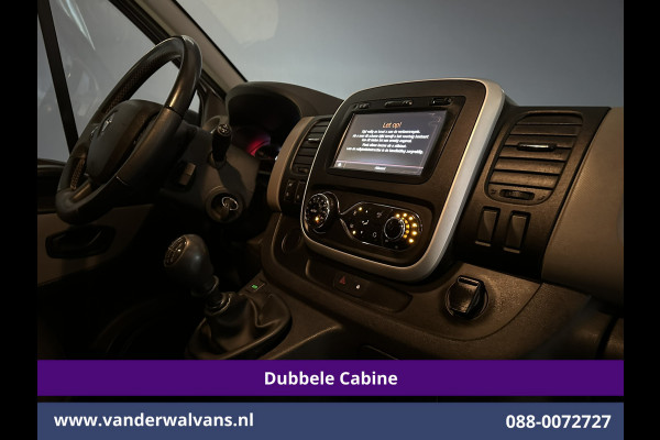 Renault Trafic 1.6 dCi 126pk L2H1 Dubbele cabine Euro6 Airco | 6-Zits | Navigatie | Camera LM velgen, Cruisecontrol, Trekhaak, Parkeersensoren