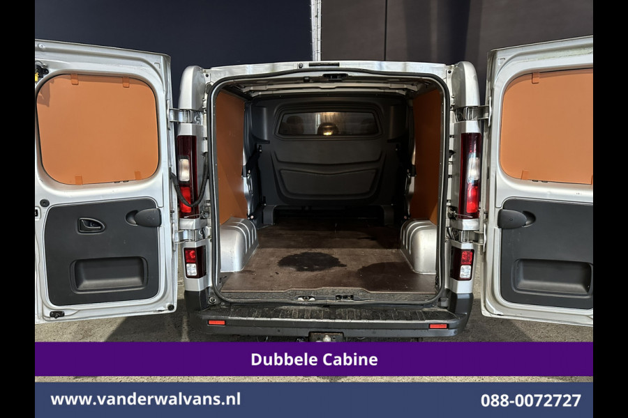 Renault Trafic 1.6 dCi 126pk L2H1 Dubbele cabine Euro6 Airco | 6-Zits | Navigatie | Camera LM velgen, Cruisecontrol, Trekhaak, Parkeersensoren