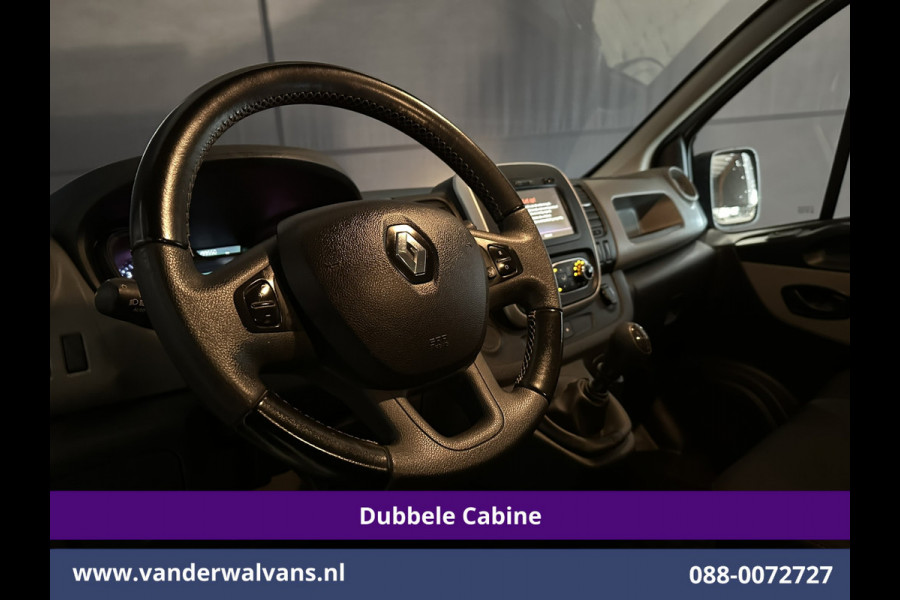 Renault Trafic 1.6 dCi 126pk L2H1 Dubbele cabine Euro6 Airco | 6-Zits | Navigatie | Camera LM velgen, Cruisecontrol, Trekhaak, Parkeersensoren
