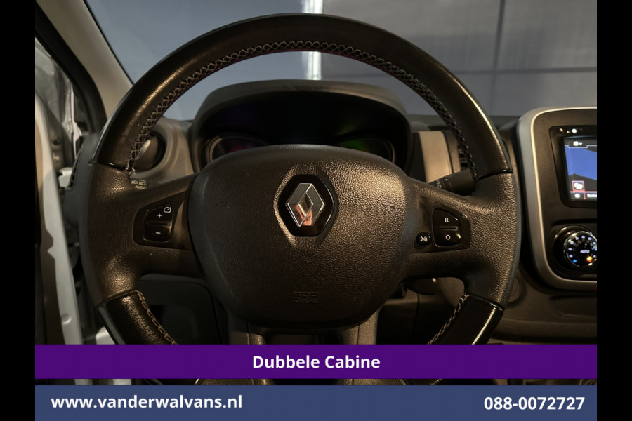 Renault Trafic 1.6 dCi 126pk L2H1 Dubbele cabine Euro6 Airco | 6-Zits | Navigatie | Camera LM velgen, Cruisecontrol, Trekhaak, Parkeersensoren