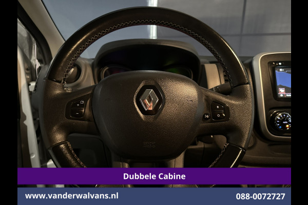 Renault Trafic 1.6 dCi 126pk L2H1 Dubbele cabine Euro6 Airco | 6-Zits | Navigatie | Camera LM velgen, Cruisecontrol, Trekhaak, Parkeersensoren