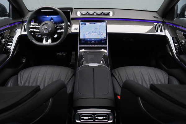 Mercedes-Benz S-Klasse AMG 63 S E Performance Aut9 | 802pk | Keramisch | Carbon | Achterasbesturing | Distronic+ | MBUX Tablet | Stoelventilatie | Zonweringspakket | Vlakkenverwarming | Massage |