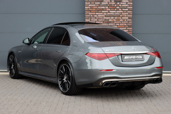 Mercedes-Benz S-Klasse AMG 63 S E Performance Aut9 | 802pk | Keramisch | Carbon | Achterasbesturing | Distronic+ | MBUX Tablet | Stoelventilatie | Zonweringspakket | Vlakkenverwarming | Massage |