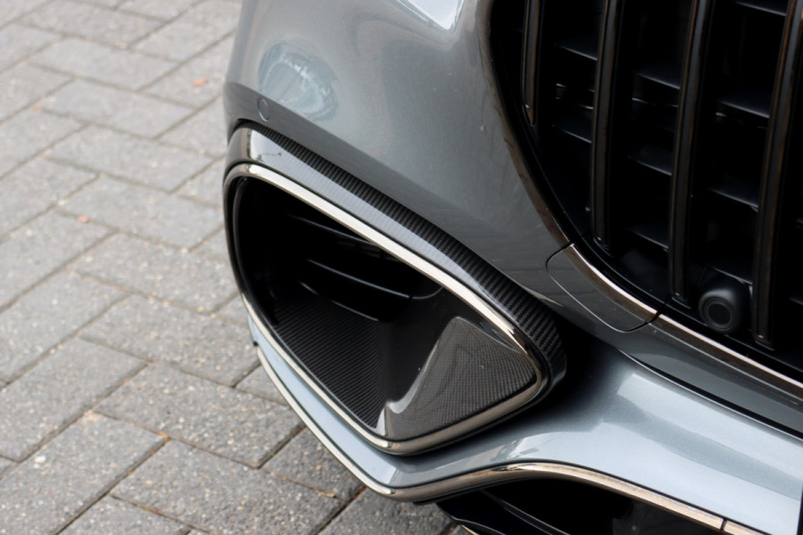 Mercedes-Benz S-Klasse AMG 63 S E Performance Aut9 | 802pk | Keramisch | Carbon | Achterasbesturing | Distronic+ | MBUX Tablet | Stoelventilatie | Zonweringspakket | Vlakkenverwarming | Massage |