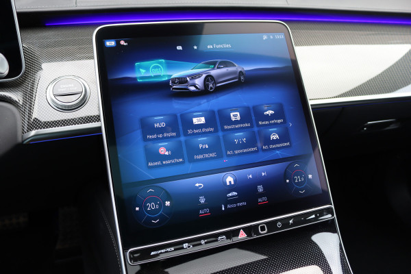Mercedes-Benz S-Klasse AMG 63 S E Performance Aut9 | 802pk | Keramisch | Carbon | Achterasbesturing | Distronic+ | MBUX Tablet | Stoelventilatie | Zonweringspakket | Vlakkenverwarming | Massage |