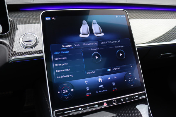 Mercedes-Benz S-Klasse AMG 63 S E Performance Aut9 | 802pk | Keramisch | Carbon | Achterasbesturing | Distronic+ | MBUX Tablet | Stoelventilatie | Zonweringspakket | Vlakkenverwarming | Massage |