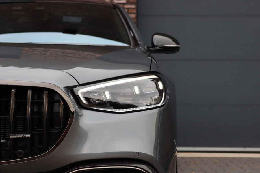 Mercedes-Benz S-Klasse AMG 63 S E Performance Aut9 | 802pk | Keramisch | Carbon | Achterasbesturing | Distronic+ | MBUX Tablet | Stoelventilatie | Zonweringspakket | Vlakkenverwarming | Massage |
