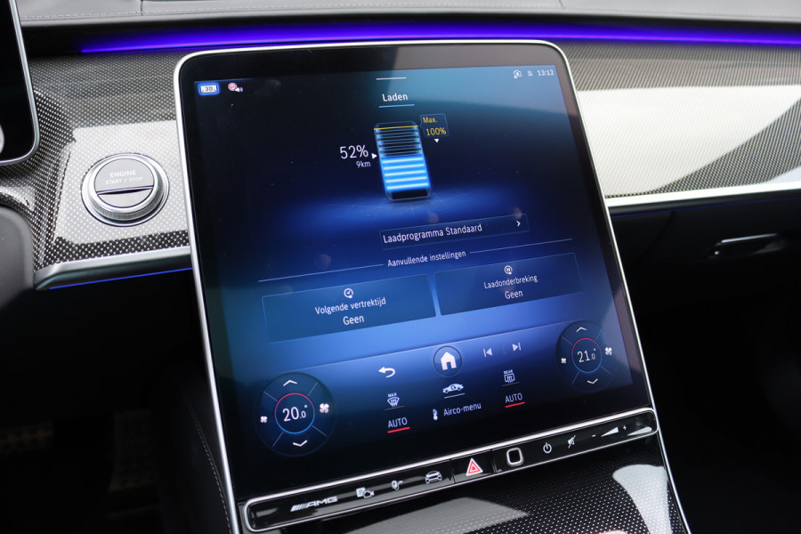 Mercedes-Benz S-Klasse AMG 63 S E Performance Aut9 | 802pk | Keramisch | Carbon | Achterasbesturing | Distronic+ | MBUX Tablet | Stoelventilatie | Zonweringspakket | Vlakkenverwarming | Massage |