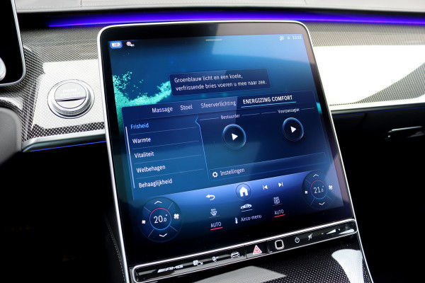 Mercedes-Benz S-Klasse AMG 63 S E Performance Aut9 | 802pk | Keramisch | Carbon | Achterasbesturing | Distronic+ | MBUX Tablet | Stoelventilatie | Zonweringspakket | Vlakkenverwarming | Massage |