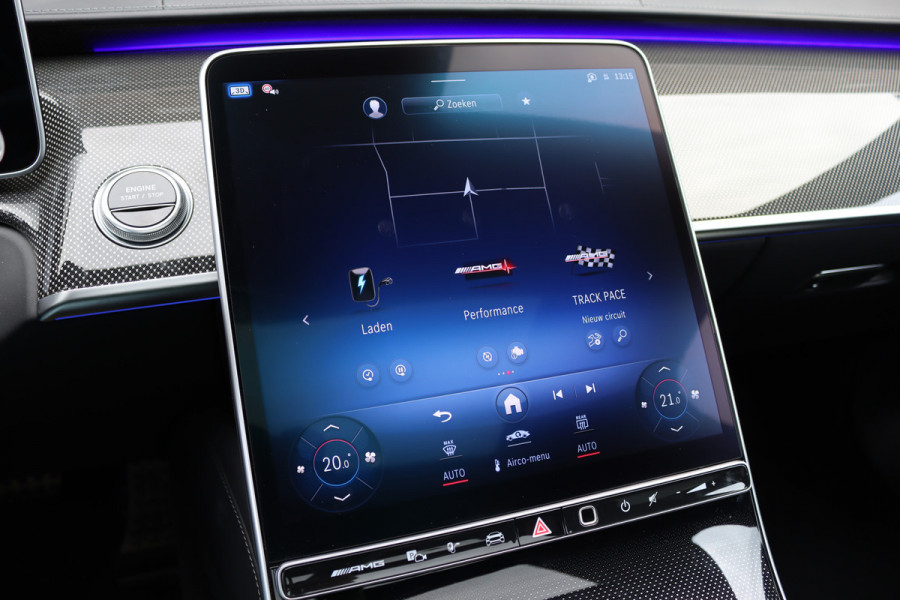 Mercedes-Benz S-Klasse AMG 63 S E Performance Aut9 | 802pk | Keramisch | Carbon | Achterasbesturing | Distronic+ | MBUX Tablet | Stoelventilatie | Zonweringspakket | Vlakkenverwarming | Massage |