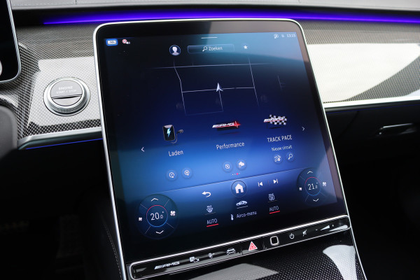 Mercedes-Benz S-Klasse AMG 63 S E Performance Aut9 | 802pk | Keramisch | Carbon | Achterasbesturing | Distronic+ | MBUX Tablet | Stoelventilatie | Zonweringspakket | Vlakkenverwarming | Massage |