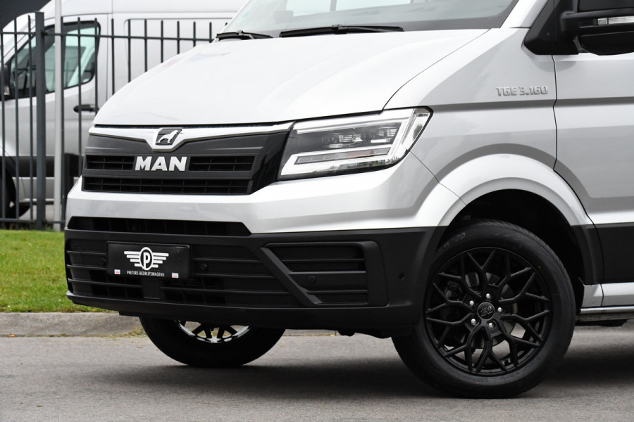 MAN TGE 35 2.0 L3H3 PB Edition Lucht geremd! Camera, 3500kg Trekhaak, Cruise, Carplay, LED, 165pk, Automaat, Multimedia, Uniek! lucht opbouw, markt, zwaar, luchhtrem, veldhuizen