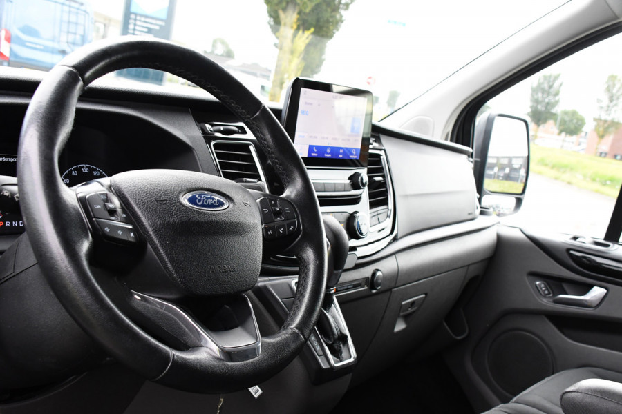 Ford Transit Custom 300 2.0 TDCI L1H1 DC Limited Raptor Edition Camera, Cruise, 130pk. Automaat, 2 x schuifdeur, Multimedia, Sensoren, Afneembare trekhaak, Uniek!