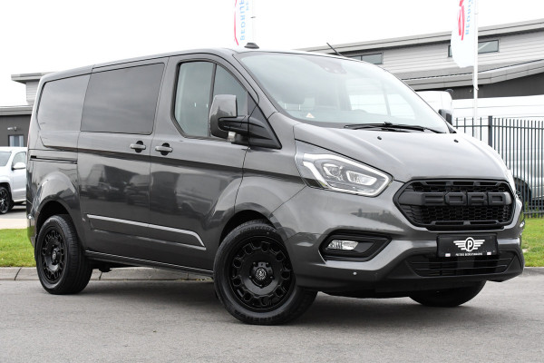 Ford Transit Custom 300 2.0 TDCI L1H1 DC Limited Raptor Edition Camera, Cruise, 130pk. Automaat, 2 x schuifdeur, Multimedia, Sensoren, Afneembare trekhaak, Uniek!