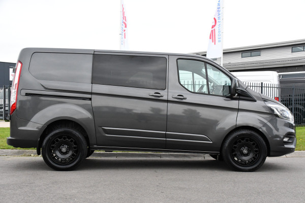 Ford Transit Custom 300 2.0 TDCI L1H1 DC Limited Raptor Edition Camera, Cruise, 130pk. Automaat, 2 x schuifdeur, Multimedia, Sensoren, Afneembare trekhaak, Uniek!