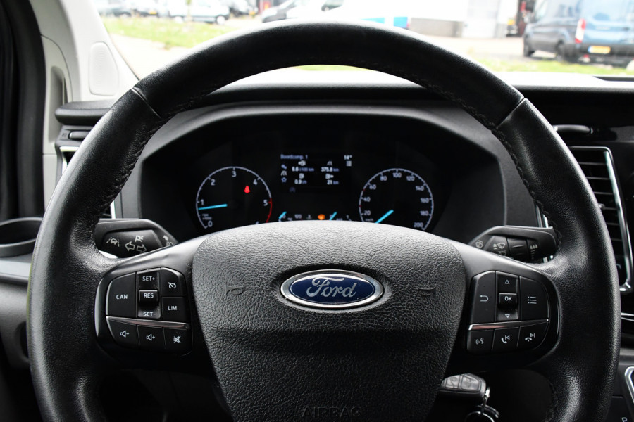 Ford Transit Custom 300 2.0 TDCI L1H1 DC Limited Raptor Edition Camera, Cruise, 130pk. Automaat, 2 x schuifdeur, Multimedia, Sensoren, Afneembare trekhaak, Uniek!