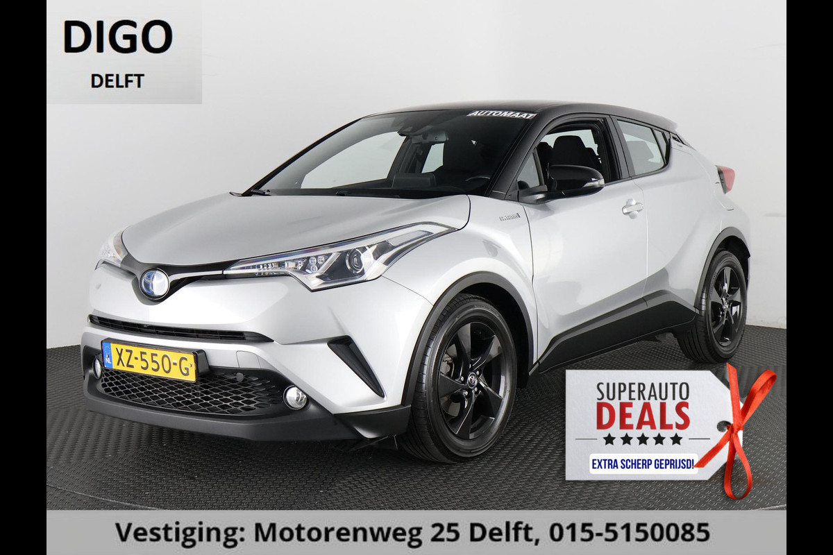 Toyota C-HR 1.8 HYBRIDE SILVERLINE BI-TONE GARANTIE TOT 2029! NAVI. BLACKLINE VELGEN.CAMERA.