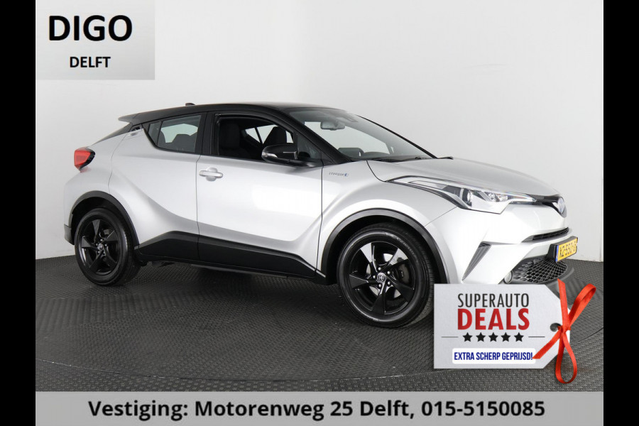 Toyota C-HR 1.8 HYBRIDE SILVERLINE BI-TONE GARANTIE TOT 2029! NAVI. BLACKLINE VELGEN.CAMERA.