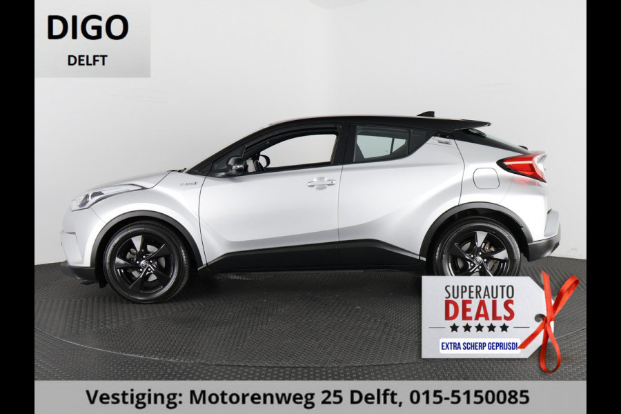 Toyota C-HR 1.8 HYBRIDE SILVERLINE BI-TONE GARANTIE TOT 2029! NAVI. BLACKLINE VELGEN.CAMERA.