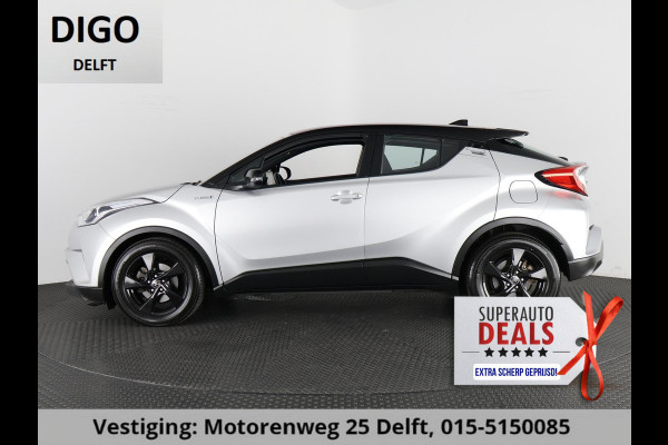 Toyota C-HR 1.8 HYBRIDE SILVERLINE BI-TONE GARANTIE TOT 2029! NAVI. BLACKLINE VELGEN.CAMERA.