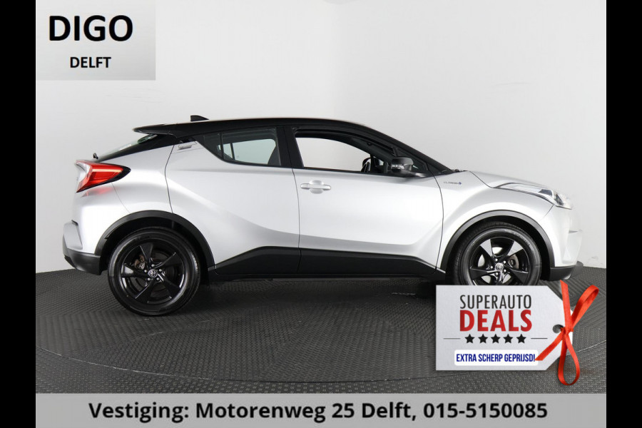 Toyota C-HR 1.8 HYBRIDE SILVERLINE BI-TONE GARANTIE TOT 2029! NAVI. BLACKLINE VELGEN.CAMERA.