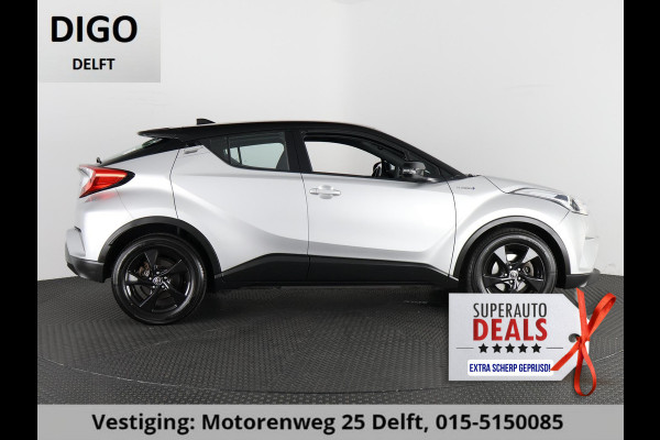 Toyota C-HR 1.8 HYBRIDE SILVERLINE BI-TONE GARANTIE TOT 2029! NAVI. BLACKLINE VELGEN.CAMERA.