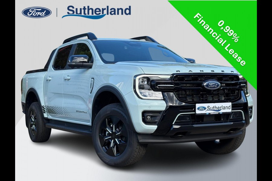 Ford Ranger 2.3 PHEV Stormtrak Double Cab | SCI | 281pk | 5 persoons! | Technology Pack Plus Trailer | Cargo Area Pack | Power Rollertop | Prijs excl. BTW incl. BPM | laadkabel mode 3 16A