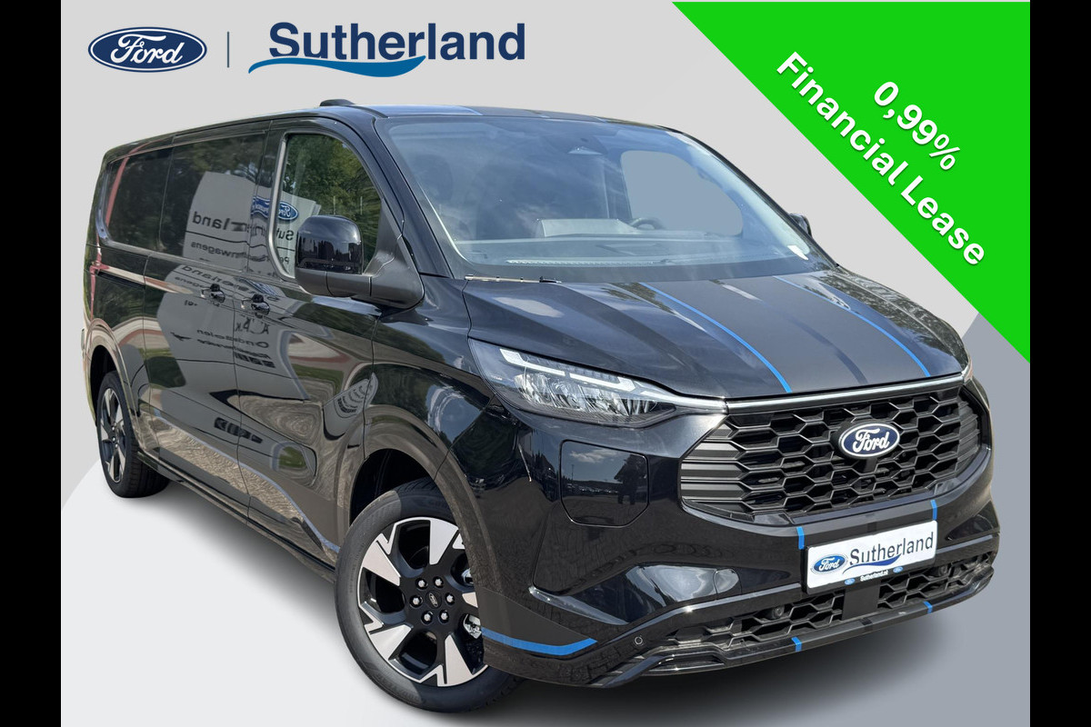 Ford Transit Custom 320 2.5 PHEV L2H1 Sport 233pk | 0,99% Renteactie! | Inklapbare trekhaak | 19 inch lichtmetalen Sport velgen (mat zwart) | Verwarmbaar stuurwiel  | Navigatie systeem | B&O speakers
