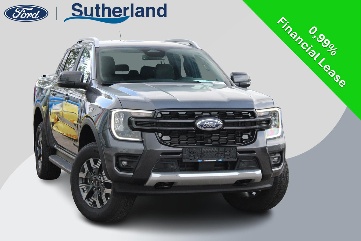 Ford Ranger 2.3 PHEV Wildtrak Double Cab 281pk | 0,99% Rentactie |  5 persoons! | Technology Pack Plus Trailer | Cargo Area Pack | Power Rollertop | Prijs excl. BTW incl. BPM | laadkabel mode 3 16A