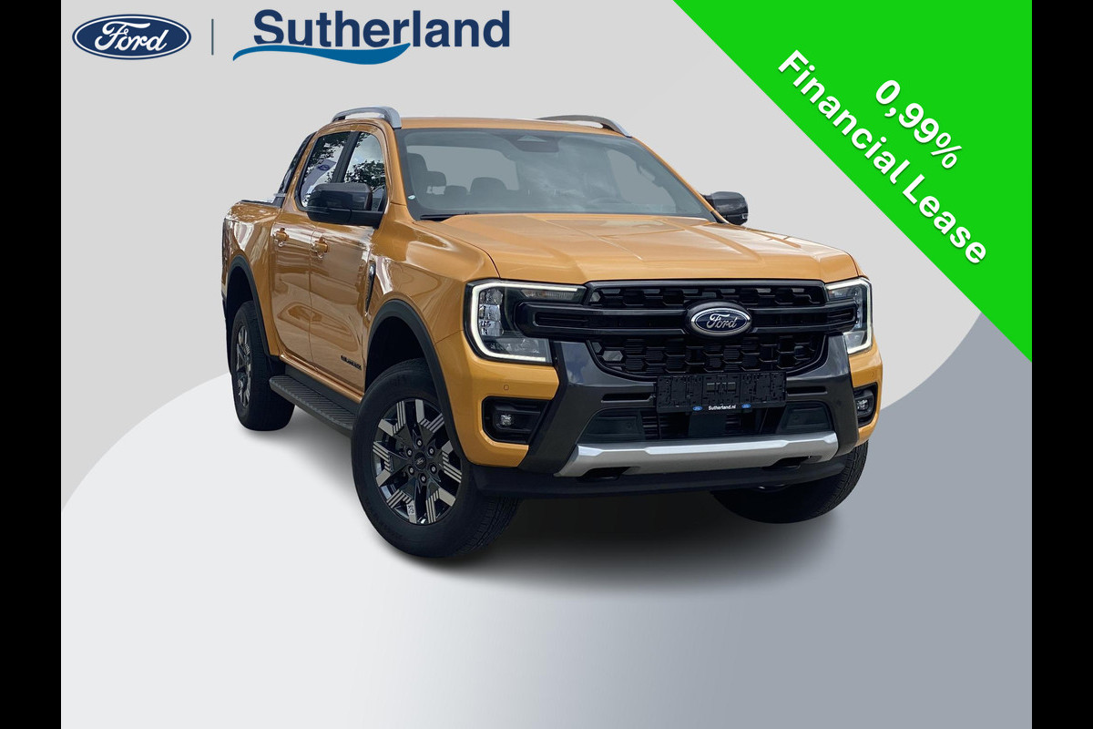 Ford Ranger 2.3 PHEV Wildtrak Double Cab 281pk | 0,99% Renteactie | Zuid | 5 persoons! | Technology Pack Plus Trailer | Cargo Area Pack | Power Rollertop | Prijs excl. BTW incl. BPM | laadkabel mode 3 16A | Rijklaar