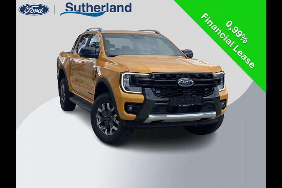 Ford Ranger 2.3 PHEV Wildtrak Double Cab 281pk | 0,99% Renteactie | Zuid | 5 persoons! | Technology Pack Plus Trailer | Cargo Area Pack | Power Rollertop | Prijs excl. BTW incl. BPM | laadkabel mode 3 16A | Rijklaar