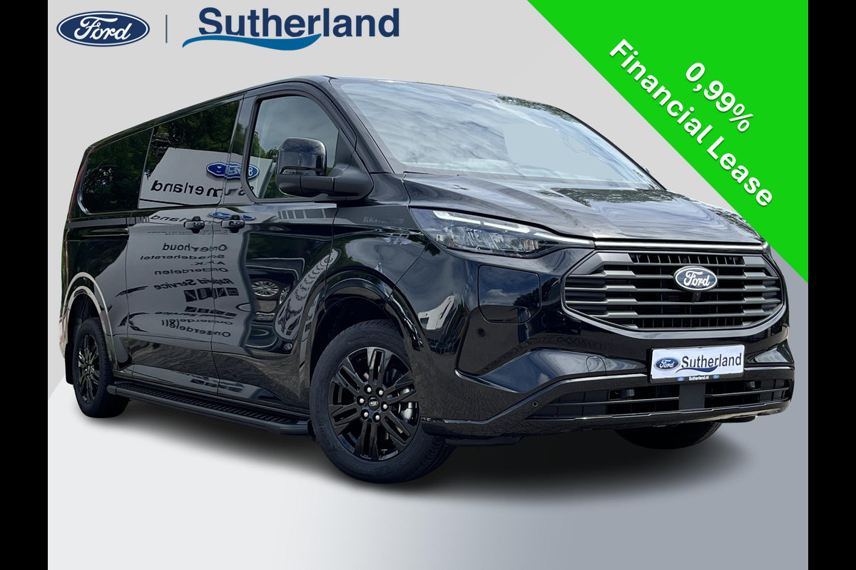 Ford Transit Custom 320 2.5 PHEV L2H1 Black Platinum DC | SCI | 233pk | Netto bijtelling 2025 vanaf 461,- per maand! | Driver Assistance Pack Ultimate | Dubbele Zijschuifdeuren | Ford Voorraad