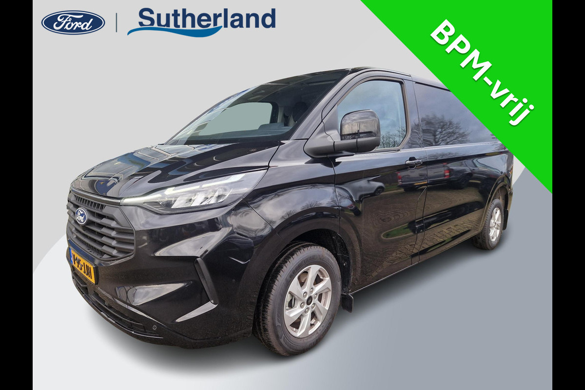 Ford Transit Custom 300 2.0 TDCI L2H1 Limited 136pk | Achterklep Uniek! | Stoelverwarming | Trekhaak | Laadvloer en zijwand betimmering
